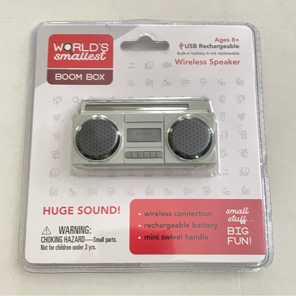 World’s Smallest Boombox NIP